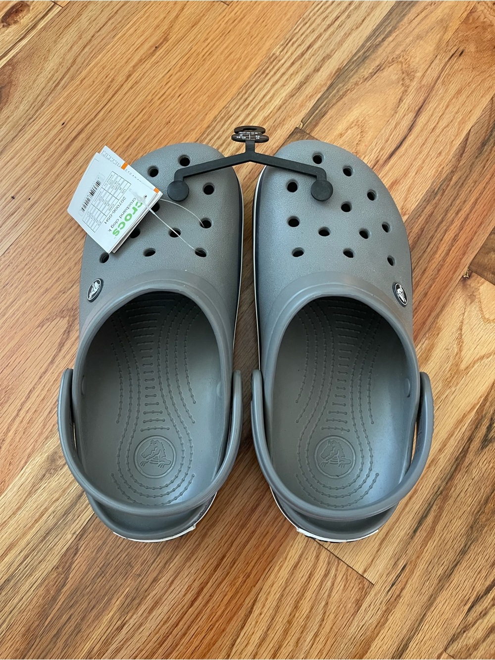 CROCS Kids Gray Classic Clog Sandals